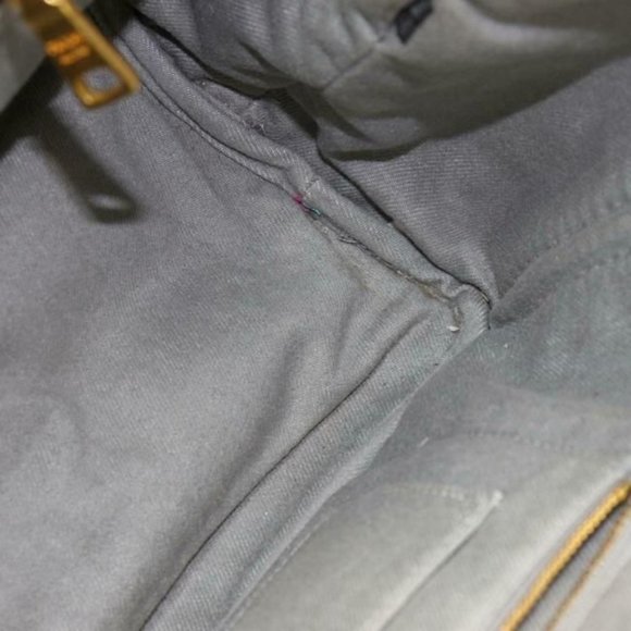 Prada Grey Stone Canapa Style 2-Way Satchel Tote Cross Body - Picture 4 of 9